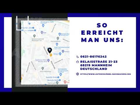 Autoschlüssel Nachmachen in Mannheim YouTube-Vdeominiatur 2