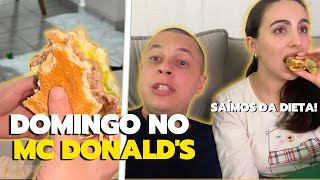 PROVAMOS O BIG TASTY TURBO QUEIJO DO MC DONALDS: VLOG DO NOSSO FINAL DE DOMINGO ❤️