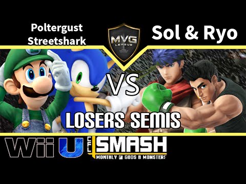Poltergust & Streetshark vs. MVG|Sol & MVG|Ryo - Teams SSB4 Losers Finals - CFL Smackdown