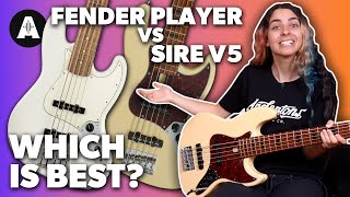 Video thumbnail for Fender Player Jazz Bass vs Sire V5! by Andertons Music Co