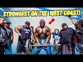 WHAT CAN THE STRONGEST MEN ON THE WEST COAST STRICT CURL?