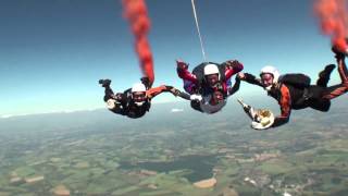 Katie Melua and James Toseland Picnic while Skydiving