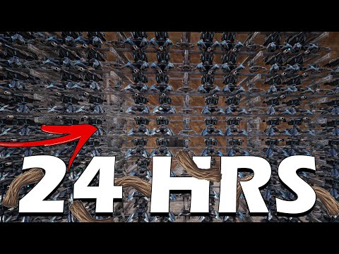 I Spent 24 Hours On A Fibercraft Server - Claiming Desert Crack This Happens... Ark PvP