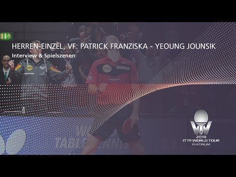 Herren-Einzel VF: Patrick Franziska – Jeoung Younsik I German Open 2019