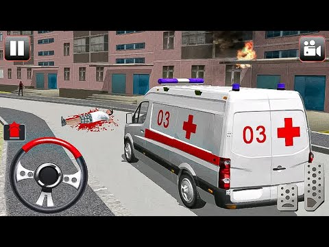 Ambulance Rescue Driver Simulator - Hero Van Drive Offroad Emergency -  Android GamePlay