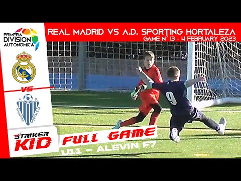 Real Madrid Alevin vs AD  Sporting Hortaleza A - Primera Division Autonomica Grupo 1 Jornada 13