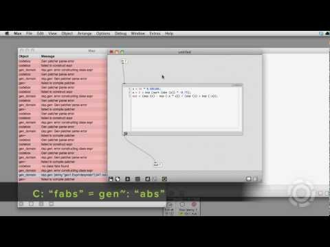 Did You Know #47: Waveshaping with codebox and gen~