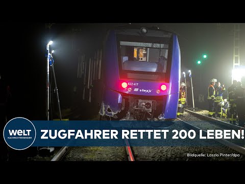 Video Thumbnail: ZUGUNGLÜCK IM SAARLAND: Felssturz auf Gleisen – Fahrer stoppt Katastrophe und rettet 200 Passagiere