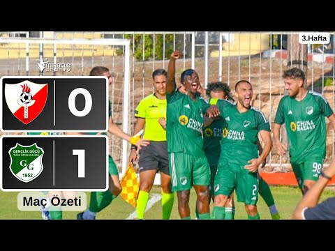 Esentepe KKSK 0-1 China Bazaar Gençlik Gücü TSK (3. Hafta Maç Özeti)