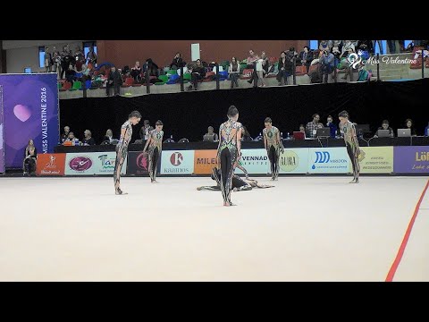 Tampereen Voimistelijat,Minetit Junior (FIN)💗AGG EC | MISS VALENTINE 2016 | JUNIOR | PRELIM - 17.950