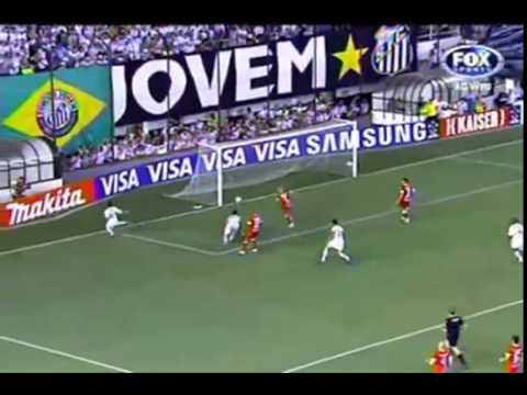 Golaço de Neymar - Santos 3 x 1 Internacional