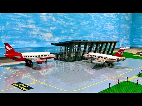 Die ersten Flugzeuge und fettes Terminal! - Bau einer Lego Stadt Teil 304.