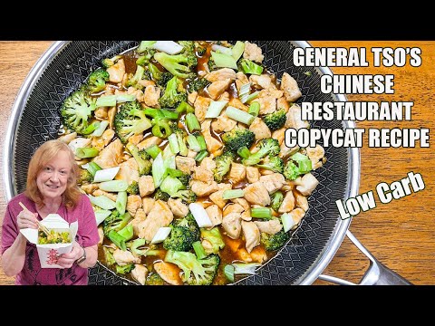 GENERAL TSO'S CHICKEN Chinese Restaurant Copycat LOW CARB Recipe