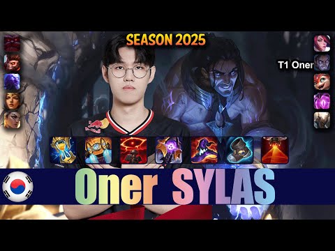 T1 Oner SYLAS vs WUKONG Jungle - Patch 25.18 KR Ranked | lolrec