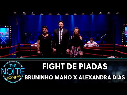 FDP 2019:  Fight de Piadas : Bruninho Mano X Alexandra Dias - Ep. 14 | The Noite (11/06/19)
