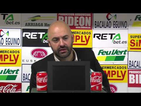 R. P David Movilla tras Barakaldo C F 3 - Getafe B 0