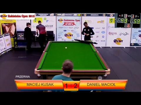 QUAY ROKIETNICA OPEN SNOOKER - transmisja na żywo