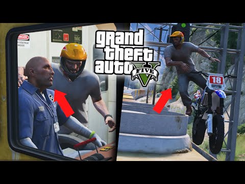 Misi Pencurian KERETA API Sampai Jatoh Ke JURANG di GTA 5!