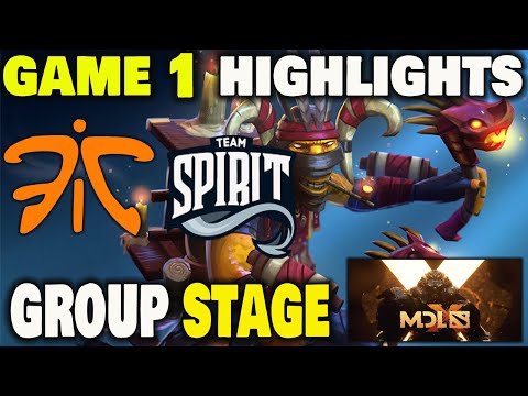 FNATIC VS TEAM SPIRIT GAME 1 MDL Chengdu Major