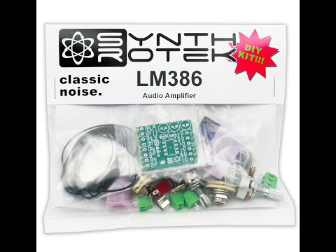 LM386 Audio Amplifier PCB - Guitar Synth Instrument Mini Amp PCB image 2