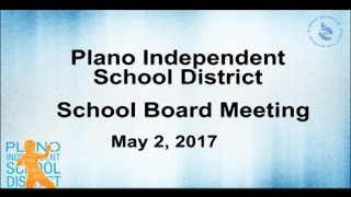 School Board Meeting - May 2, 2017