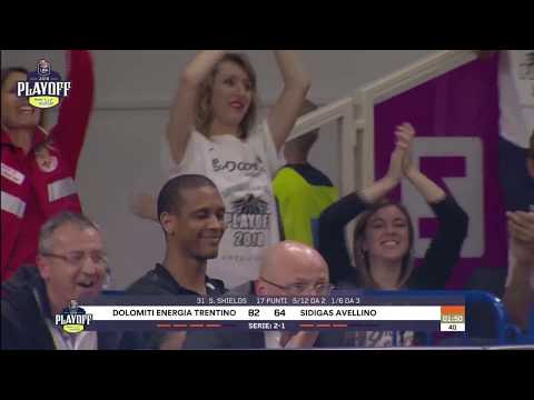 HIGHLIGHTS G4 LBA Playoff PosteMobile/ Dolomiti Energia Trentino - Sidigas Avellino 84-68