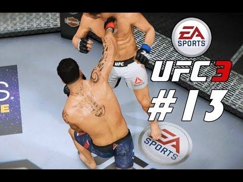 UFC 3 Welterweight Career Mode Walkthrough Part 13 - CLIMBING THE RANKS!
