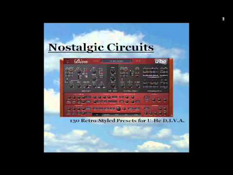 Diva - 'Nostalgic Circuits' soundset preset walkthrough.