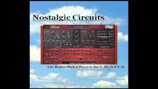Diva - 'Nostalgic Circuits' soundset preset walkthrough.