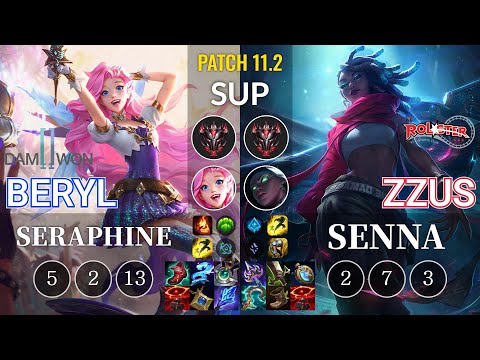 DWG BeryL Seraphine vs KT Zzus Senna Sup - KR Patch 11.2
