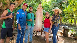 ABATEM0S NOSSO PRIMEIRO P0RC0 GORDO! 26 litros de banha e carne de lata @XINGURUSTICO 