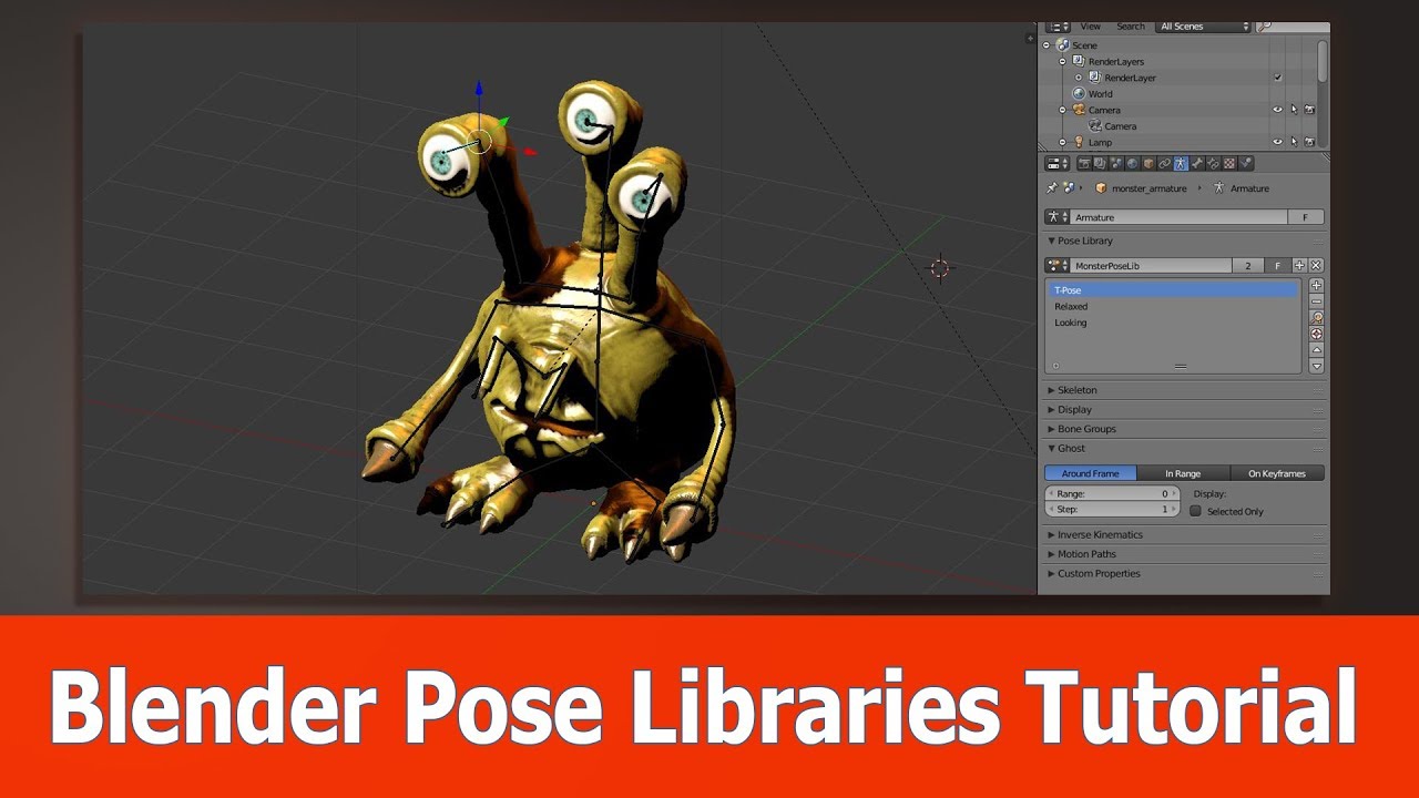 Blender Pose Libraries Tutorial