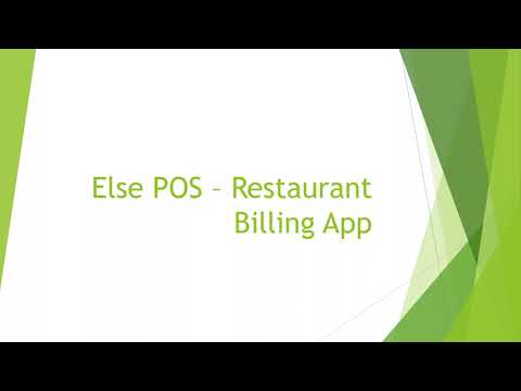 Quick Bill - POS Billing App