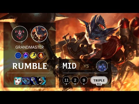 Rumble Mid vs Sylas - EUW Grandmaster Patch 10.21
