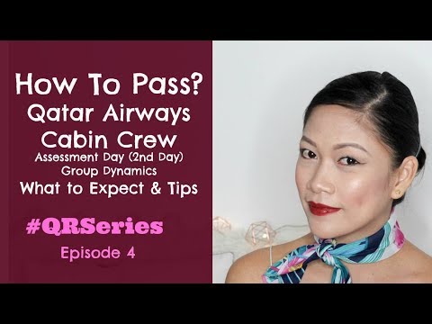 卡達航空客艙乘務員面試|集團動態第二天(塔吉克語) (Qatar Airways Cabin Crew Interview| Group Dynamics Day 2 (Taglish))