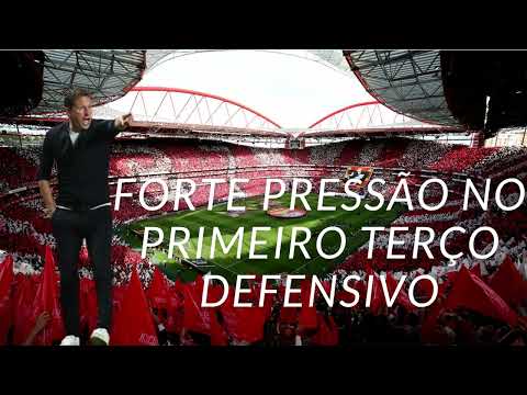 Forte pressão do Benfica no 1º terço defensivo