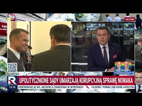 Upolitycznione sądy umarzają korupcyjną sprawę Nowaka | Republika Dzień