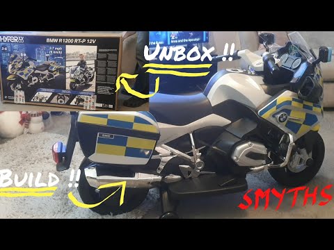 Smyths BMW Police Motorcycle 12V Electric Ride On - Build Video (R1200 RT-P)