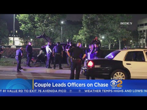 Young Couple In Custody After Wild Crime Spree, Car Chase