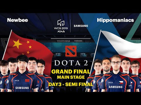 WCG 2019 GF | DOTA 2 Semi Final | Newbee vs Hippomaniacs