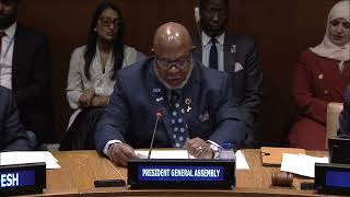 Remarks by the PGA, Mr. Dennis Francis, at the celebration for the International Day of Conscience