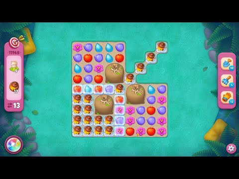 Gardenscapes level 11968 Gameplay #Bubunka