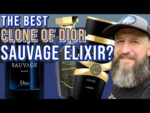 THE BEST Clone Fragrance of Dior SAUVAGE ELIXIR? |  Lattafa ASAD Vs Alexandria Ete Sauvage Elixir
