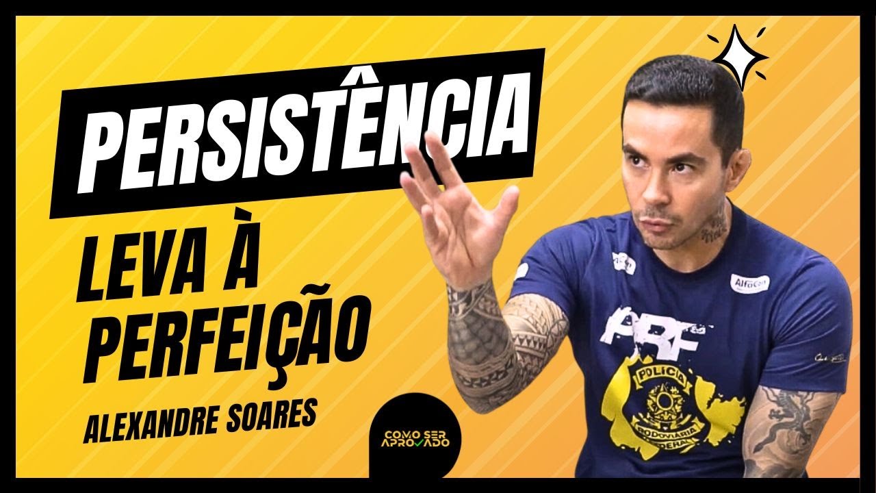 Essa é a chave para a aprovação em concursos! - Alexandre Soares #motivaçãoparaestudar