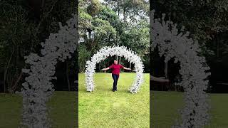 COMO DECORAR um ARCO DE FLORES DE CEREJEIRA 🌸 Olha Como Fica Lindo! 😍