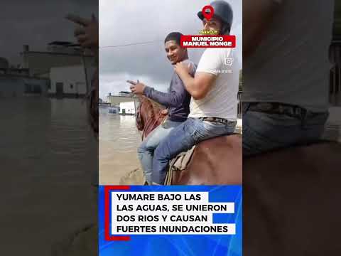Yumare amaneció bajo las aguas por desbordamiento del ríos en Yaracuy
