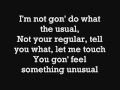 Trey Songz ft Drake- The Usual+ Lyrics