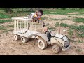 Three Different Tractor From Wood Cardboard And Clay DIY Mini Tractor