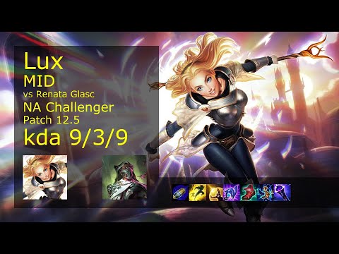 Rank 5 on NA server - Lux Mid vs Renata Glasc