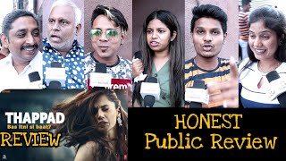 Thappad Movie HONEST Public Review | Gaiety Galaxy | Taapsee Pannu